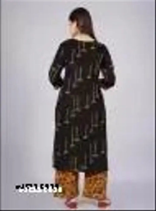 Chocolate Brown Chanderi Palazzo Set