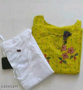 Mustard Yellow Chanderi Suit Set