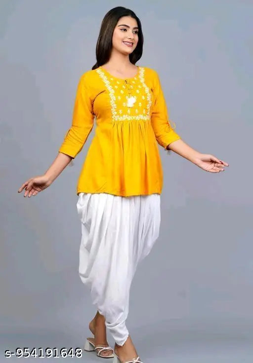 Olive Green Cape Kurta Set