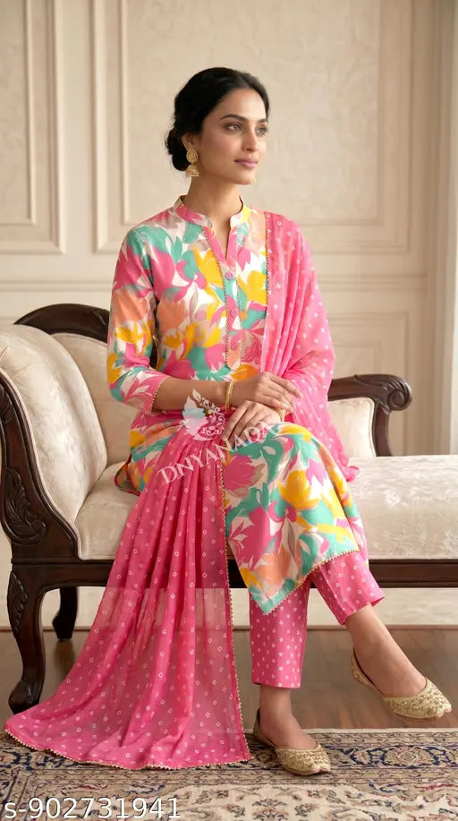 Mint Green Cotton Salwar Kameez