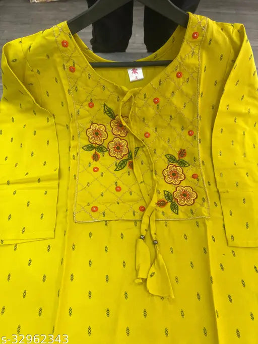 Mustard Yellow Chanderi Suit Set