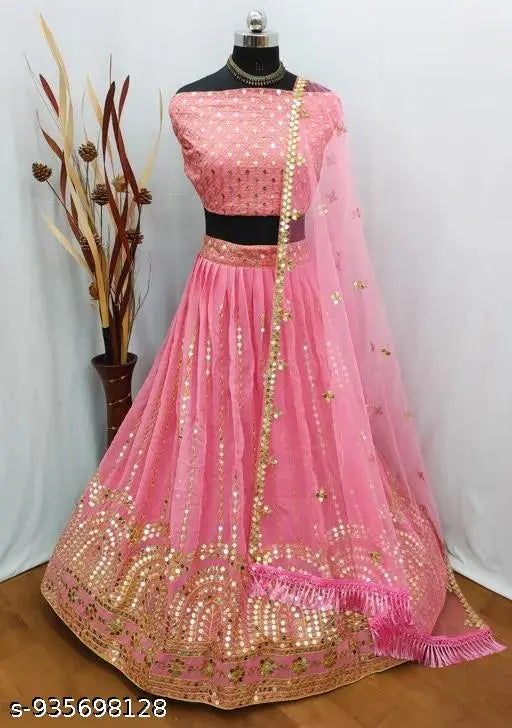Maroon Velvet Bridal Lehenga Set